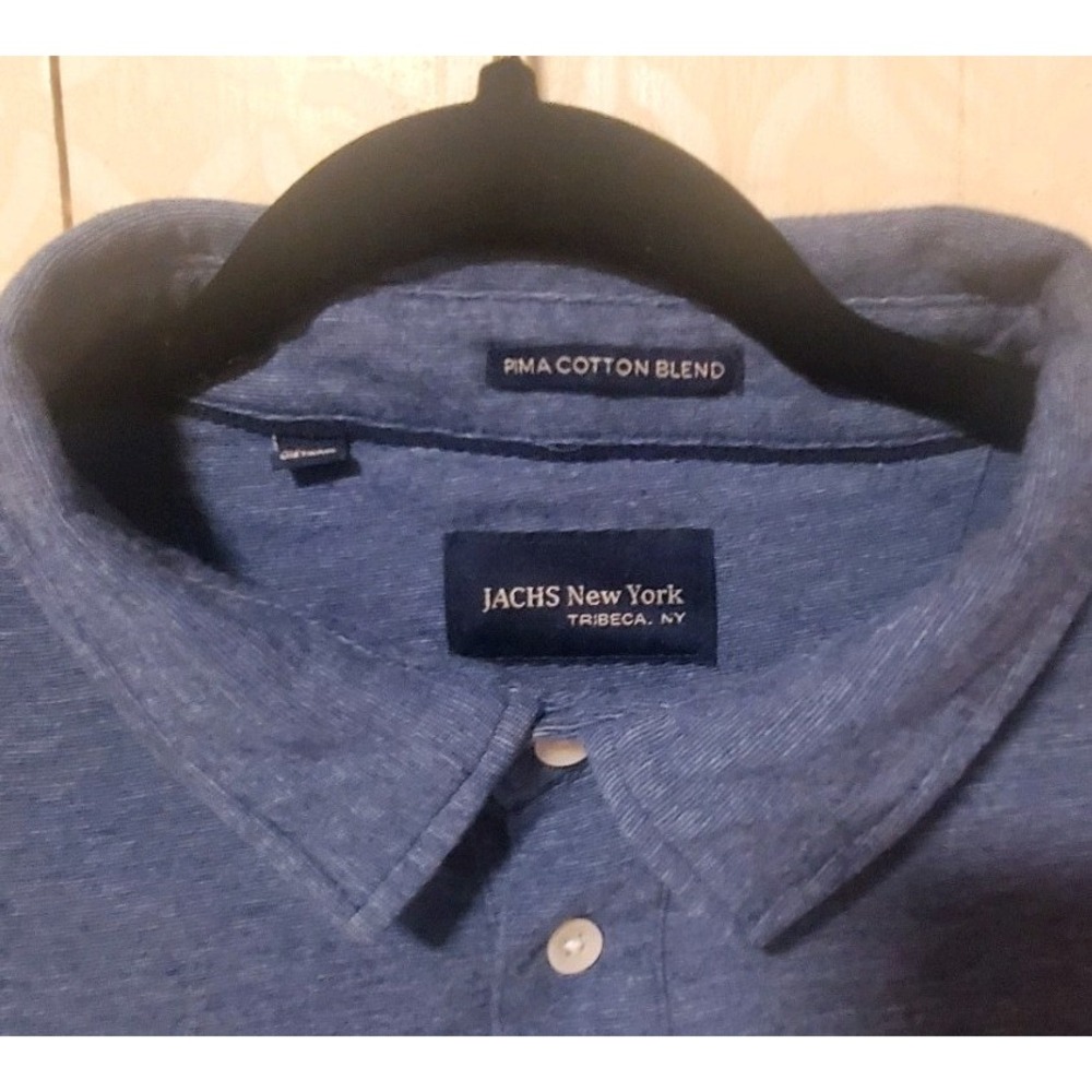 Jachs New York Polo Shirt Mens Short Sleeve Navy Blue XXL Big And Tall 3X - Picture 3 of 10